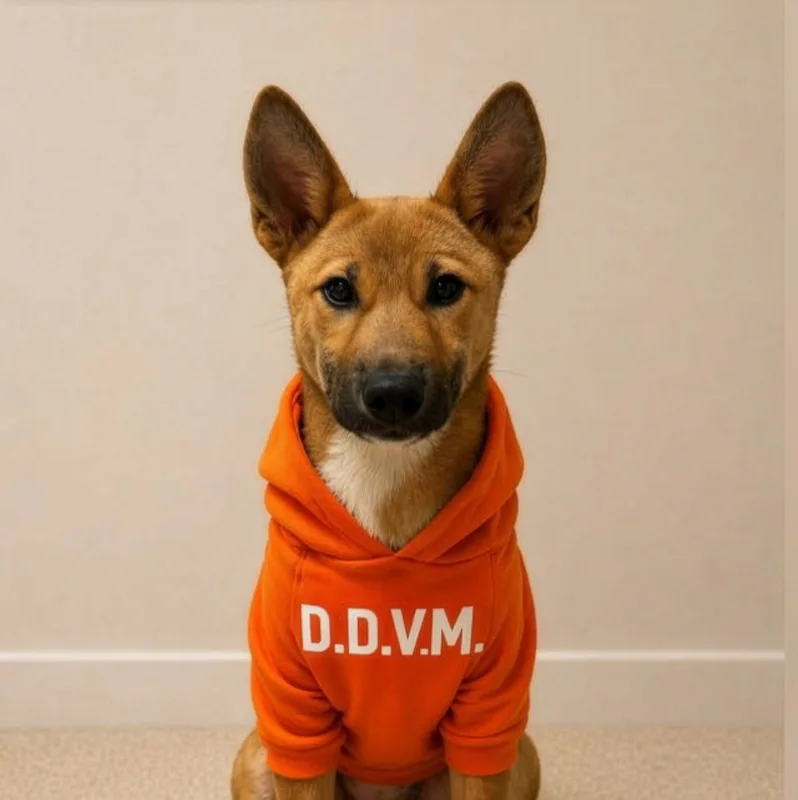 Wika im D.D.V.M.-Hoodie